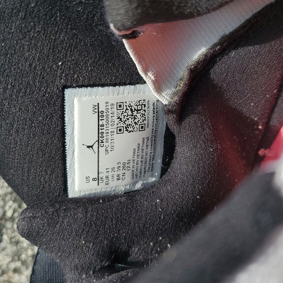 Air Jordans 6 Rings "Blue Fury Cyber Pink" Men's Size 8 - Picture 10 of 16